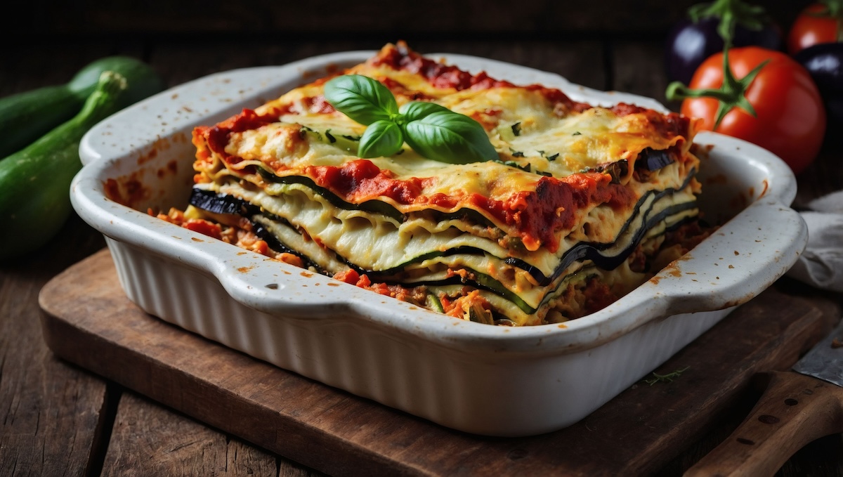 Dieses Gericht aus Sizilien, es heißt dort „Lasagne alla Norma“, schmeckt nach Urlaub.