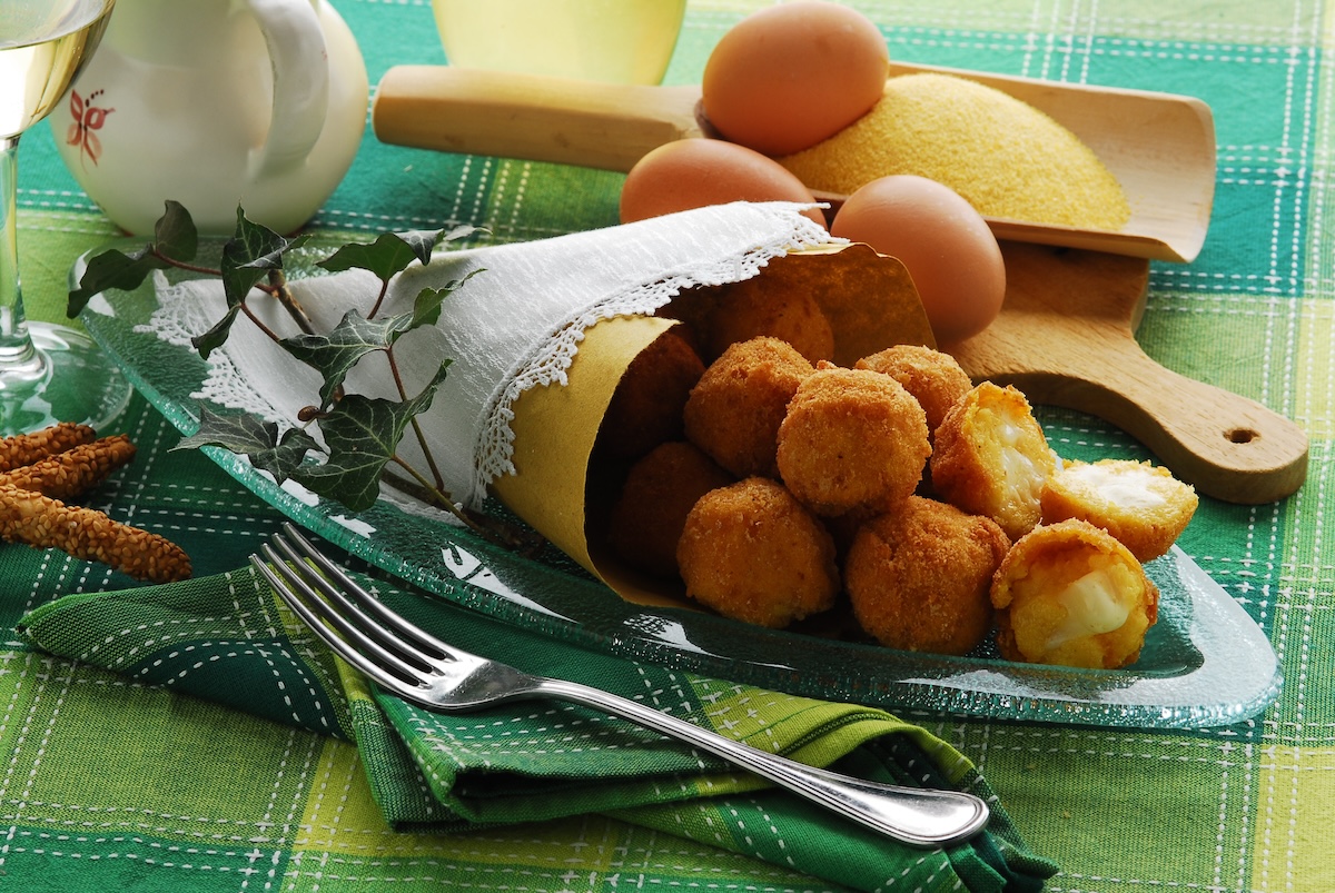 Knusprige Polenta-Kroketten