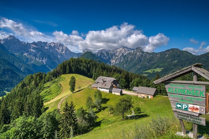 Die Fahrt entlang der Solčava Panoramstraße ist ein Erlebnis.