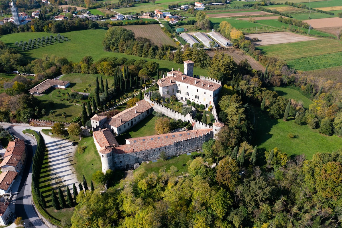 Das Castello di Villalta bei Fagagna ist eines der schönsten mittelalterlichen Schlösser Friauls.