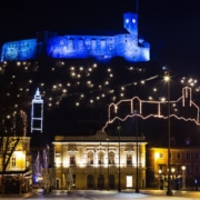 Ganz Laibach erstrahlt in der Adventzeit im Glanz der Lichter.